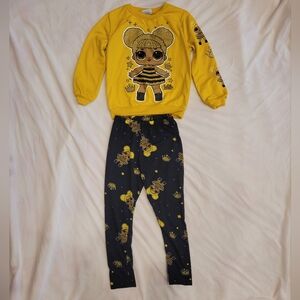 Yellow and Black LOL Dolls (Queen Bee) Outfit.